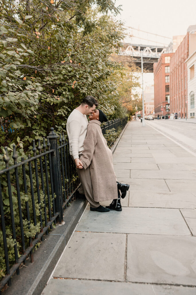 a couples photoshoot in new york city