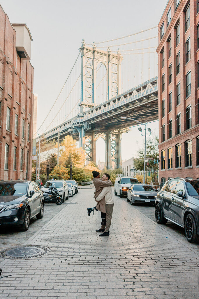 a couples photoshoot in new york city
