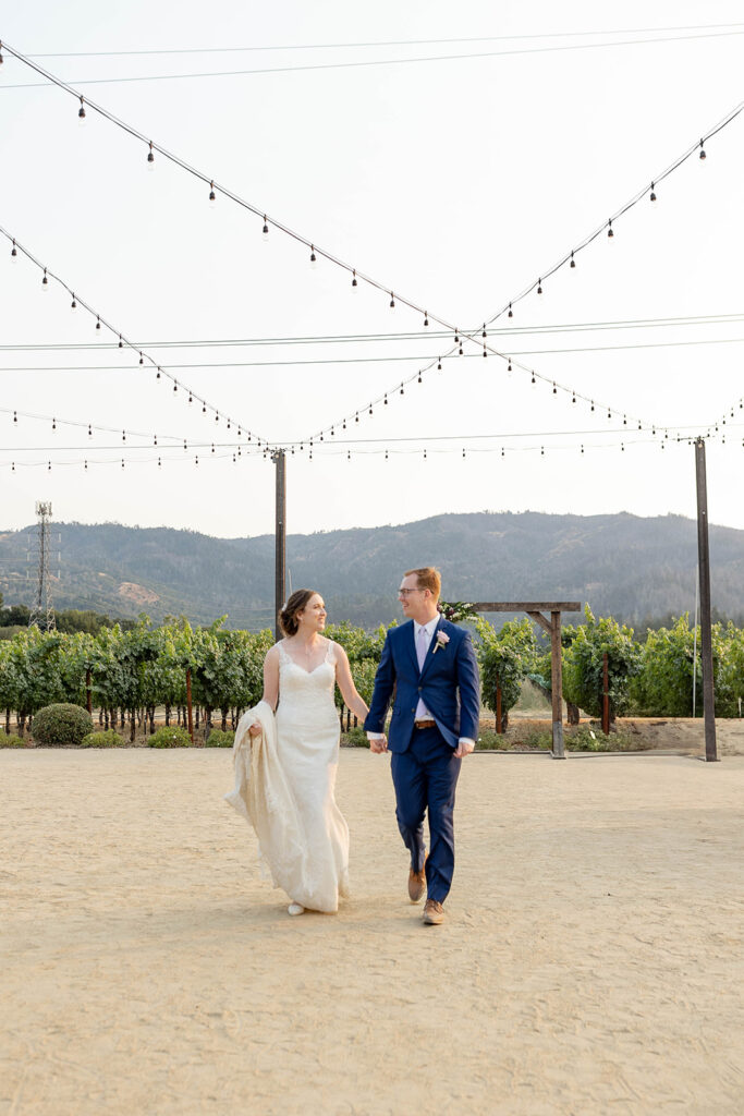 a wedding photoshoot session in napa valley
