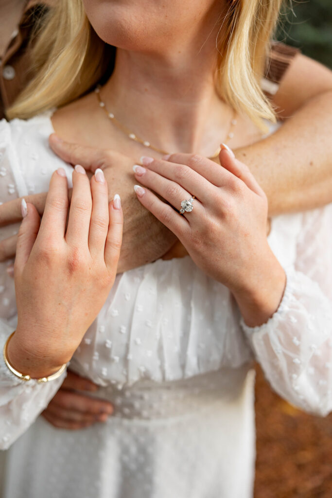 an engagement session outdoors in california
