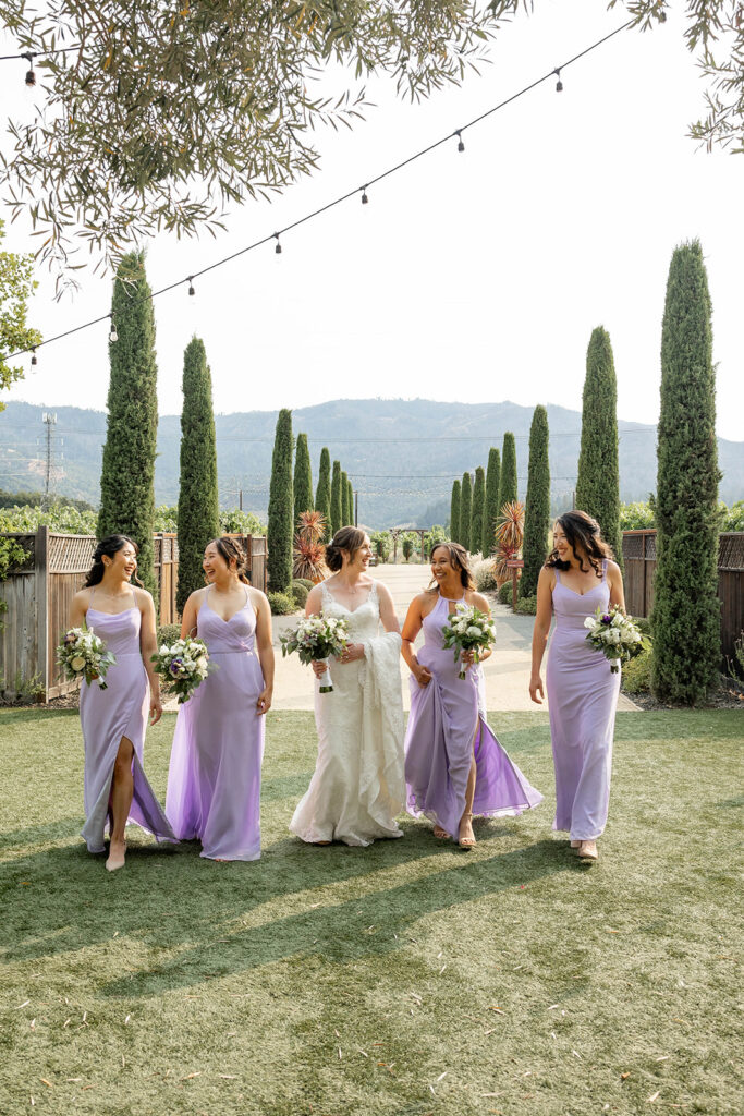 a wedding photoshoot session in napa valley
