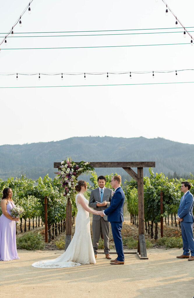 a wedding photoshoot session in napa valley
