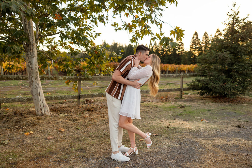 an engagement session in northern california