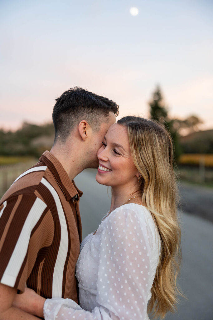 an engagement session outdoors in california
