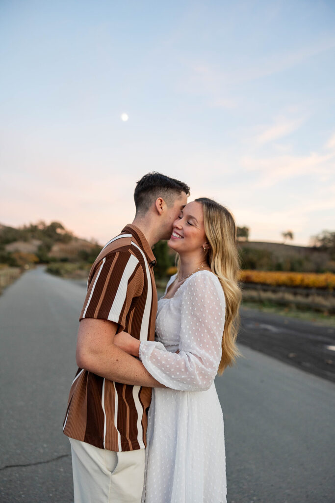 an engagement session outdoors in california
