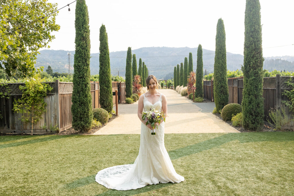 a wedding photoshoot session in napa valley