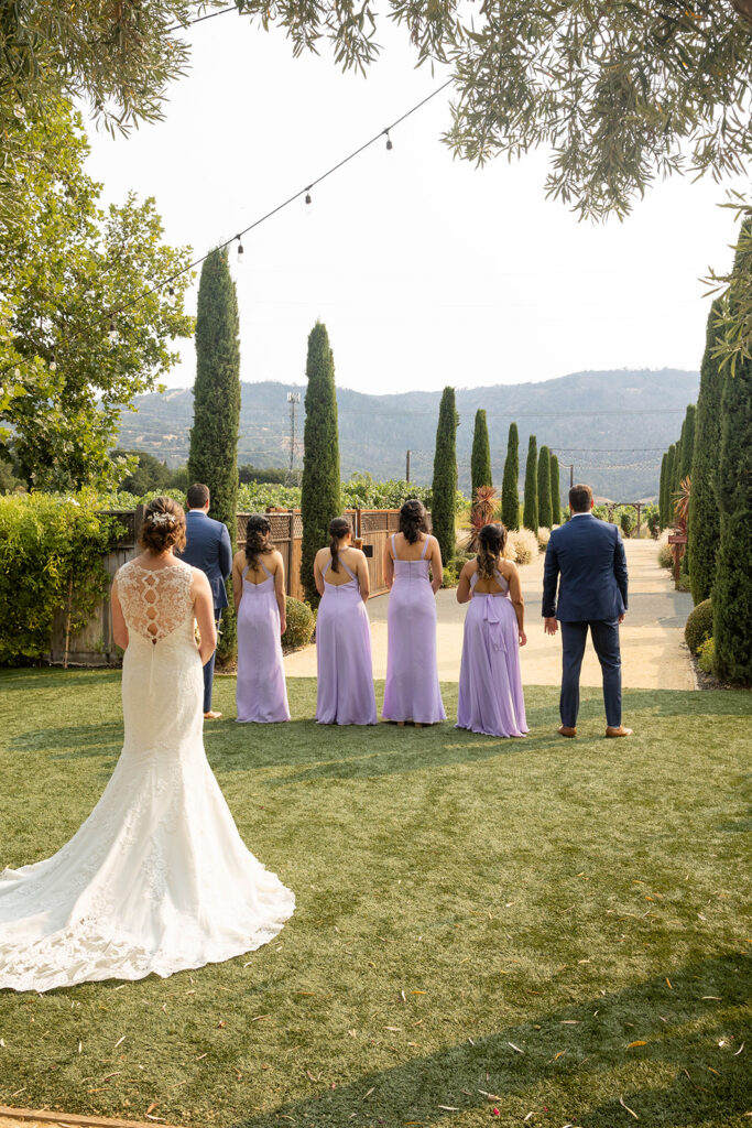 a wedding photoshoot session in napa valley
